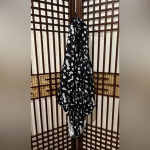 ASOS Black and White One Piece Swimsuit